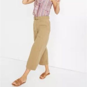 Madewell Tan Wide Leg Pants